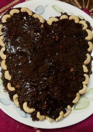 A picture of Eggless oreo cake.