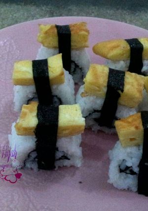 Foto resep Sushi telur
