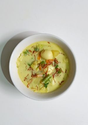 Foto resep Kare Sayuran Telur Puyuh