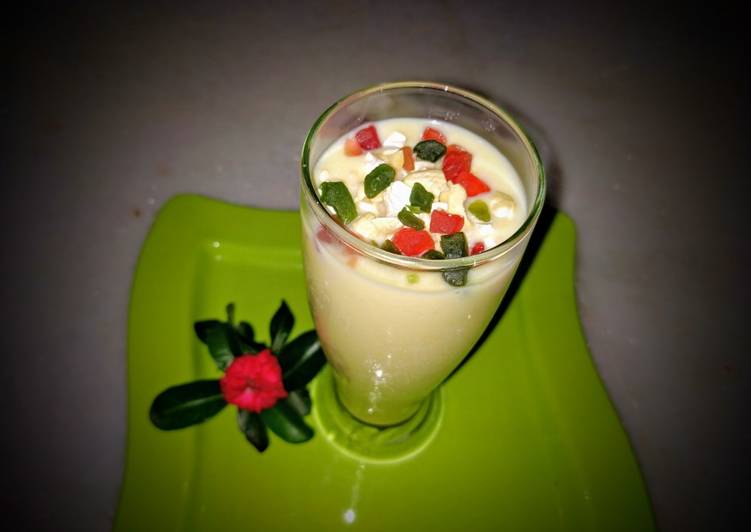 How to Make Speedy Kaju Khoya Milk Custard