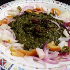 A picture of Sarsoo ka saag.