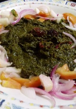 A picture of Sarsoo ka saag.