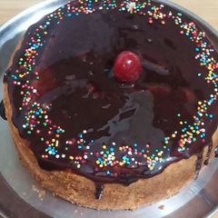 A picture of Suji & Curd Sponge Cake /without maida,butter & condensed milk.