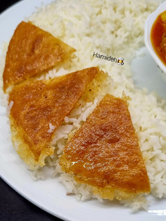 عکسی از دستور تهدیگ شیرین😋