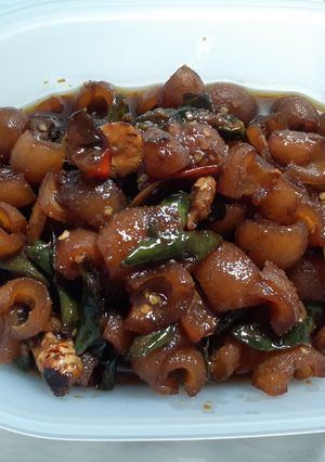 Foto resep Cecek (kikil) pedas manis