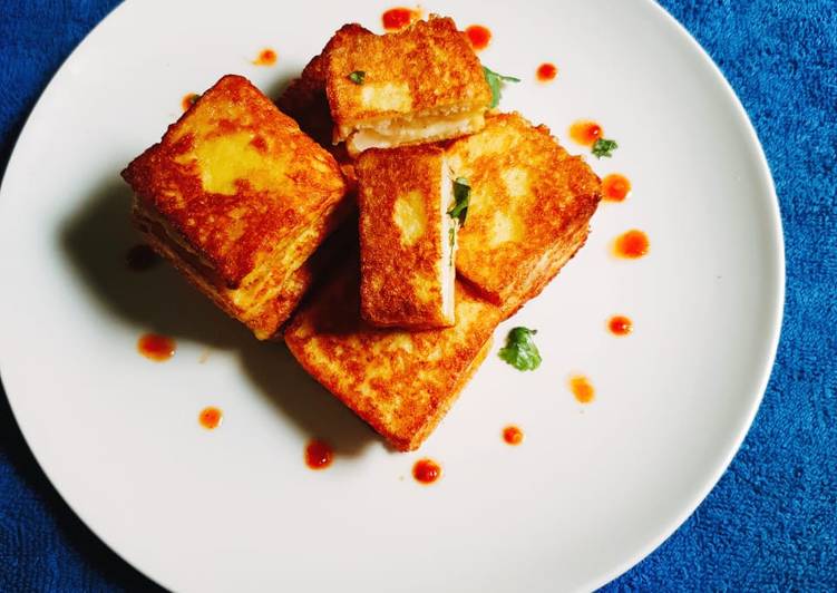 Simple Way to Prepare Homemade French Toast sandwich