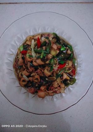 Foto resep Tumis cumi cabe ijo