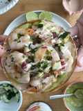 Shrimp Ceviche Tostada