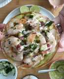 Shrimp Ceviche Tostada