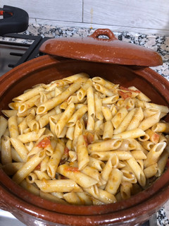 Una foto de Pasta con salsa de rabo de toro