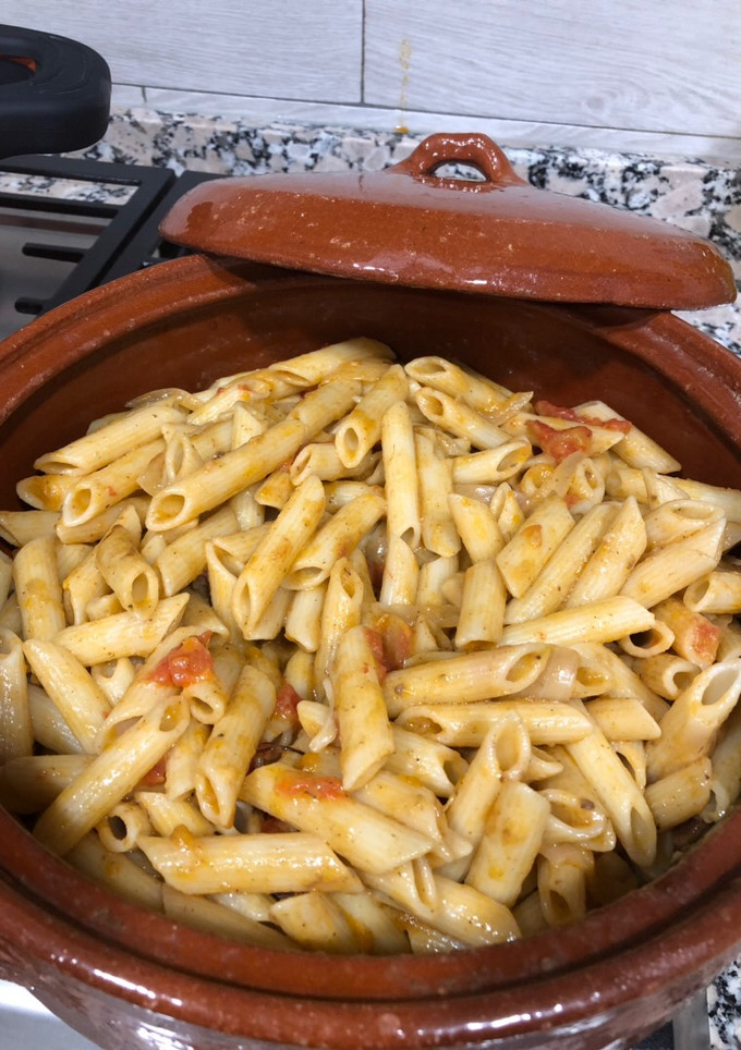 Una foto de Pasta con salsa de rabo de toro