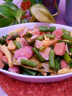 Foto resep Tumis buncis jagung