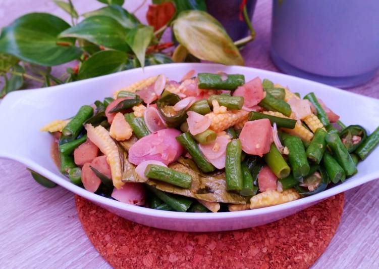 Resep Tumis buncis jagung yang Lezat