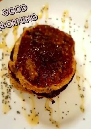 Φωτογραφία της συνταγής Pancakes βρώμης και πρωτεΐνης