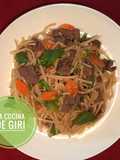 Fideos de Arroz & Carne