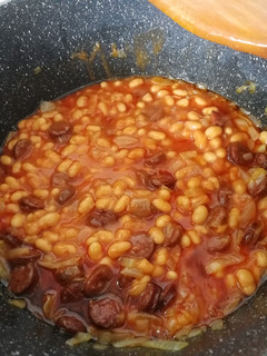 Kolbászos bab recept fotója