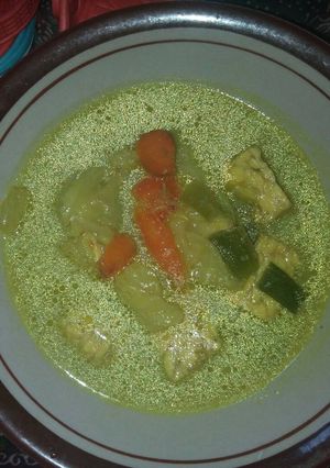 Foto resep Sayur tempe kuning