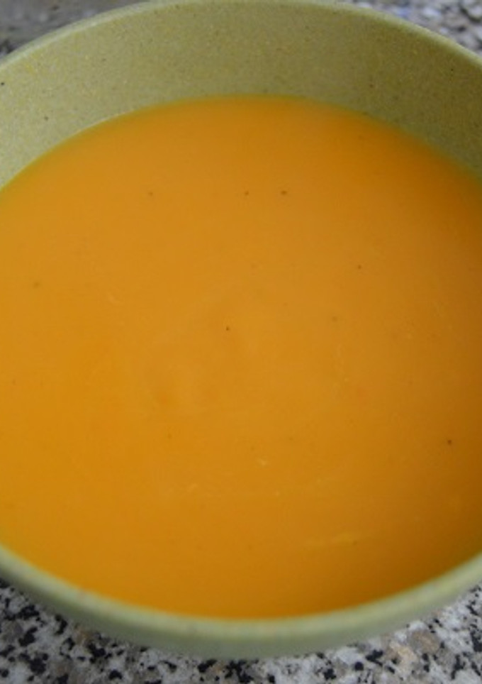 Una foto de Crema de calabaza