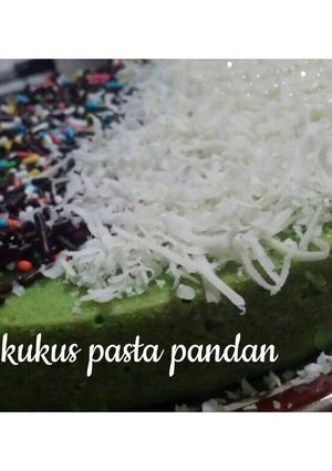 Foto resep Brownies kukus pasta pandan (no mixer, no timbangan)