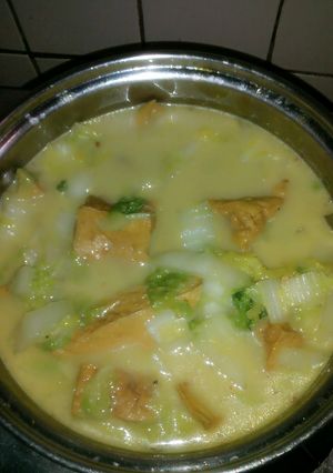 Foto resep sayur tahu sawi putih