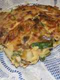 Tortilla con achicoria