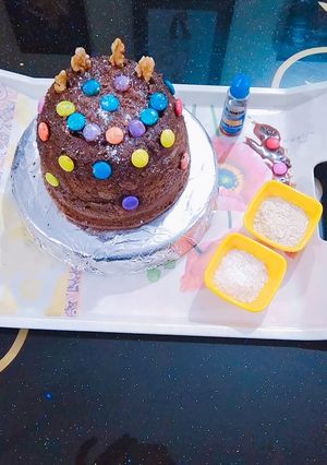 A picture of Multi grain atta cake.