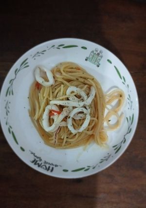 Foto resep Pasta Cumi Agli e Lio