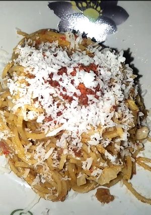 Foto resep Spaghetti Saos Pedas