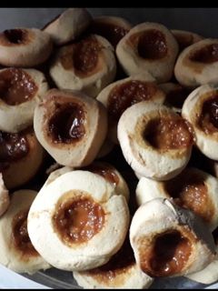 Una foto de Ojitos de dulce de leche
