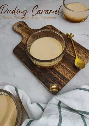 Gambar Puding Caramel tanpa telur tanpa unsur haiwan 🇪🇦