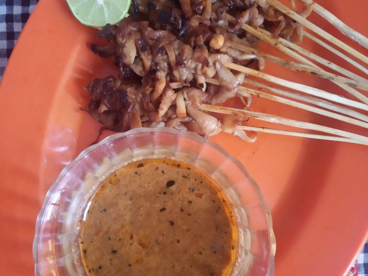 Standar Resep bikin Sate Jamur Tiram yang sedap