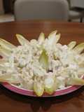 Ensalada de Endivias, Palmitos y Feta con Salsa César
