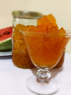 عکسی از دستور مربای پوست هندوانه 🍉