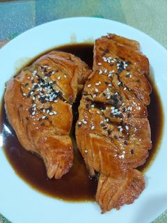 Foto resep Salmon teriyaki
