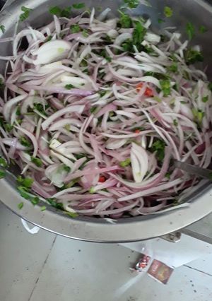 Una foto de Ensalada de cebolla o sarsa criolla