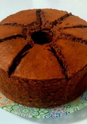 Foto resep Chiffon Kopi Coklat Putih Telur / Egg White Coffee Choco Chiffon