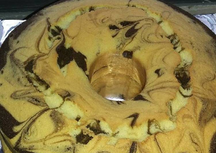 Marmer Cake Putih Telur