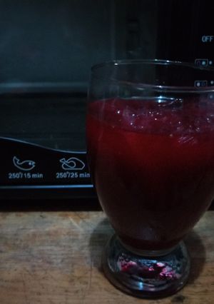 A picture of Beetroot juice.