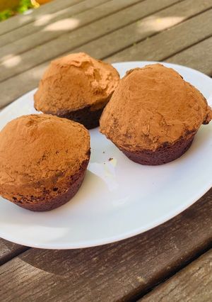 Una foto de Cupcake de trufa