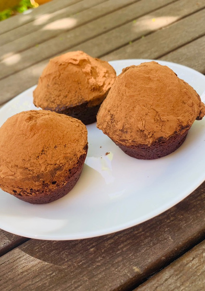 Una foto de Cupcake de trufa