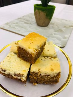 صورة لوصفة الكيكة الذهبية 🥮