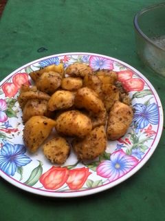 Una foto de Papas doradas