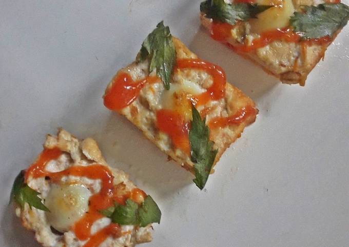 Recipe of Eric Ripert Tahu Fantasi (Fried Tofu with Quail Egg)