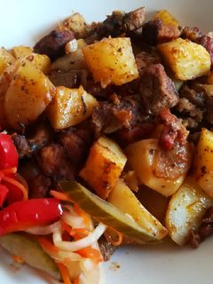 Brassói aprópecsenye recept fotója