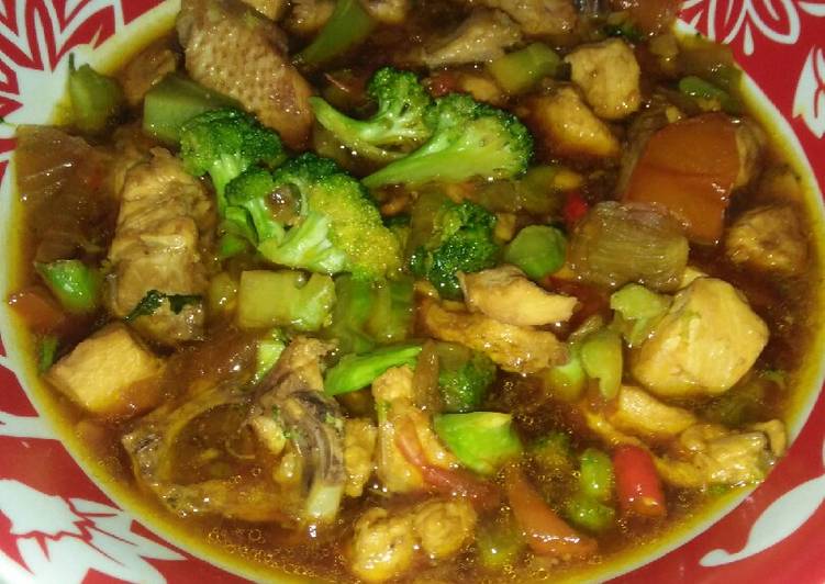 Semur Ayam Brokoli /Cah ayam