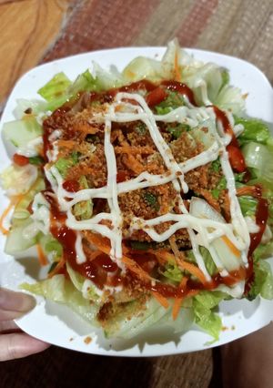 Hình của món Salad keto.