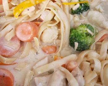 Update, Prepare Recipe Chicken Pasta Alfredo Delicious and Healthy