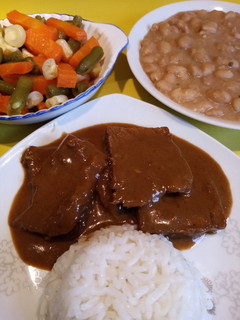 Una foto de Asado de Carne con Fréjoles