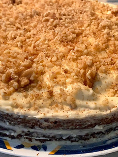 Foto principal de Tarta de zanahoria con frosting de queso 🥕