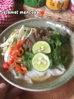 Foto resep 100. Vietnamese Beef Pho Noodle Kwetiau